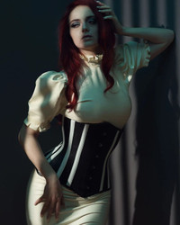 Custom Size Black Leather  Corset And clothing Shop online