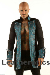 Pirate Military Jacket With Metal Buttons