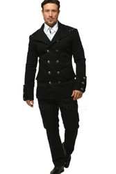 Steampunk Military jacket - front