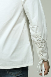 Jacobite French Ghillie Cream Shirt