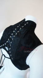 Brocade Neck Corset with Gloves 