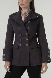 Womens Steampunk Military Jacket Top MSP