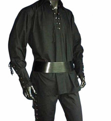 Mens Kilt Shirt Medieval Pirate LARP