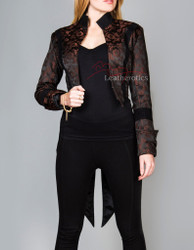 Ladies steampunk vintage tailcoat pic 1