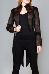 Ladies steampunk vintage tailcoat