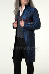 Blue Frock coat men