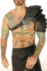 leather spaulders