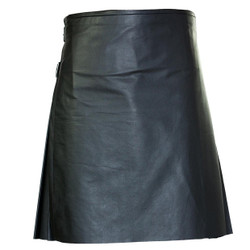 men's leather kilt - back
