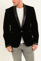 Black Velvet Men's Blazer 2