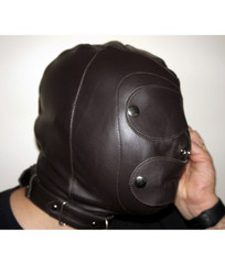 Slave isolation leather mask