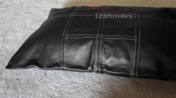 Soft Leather Pillow Cover - front