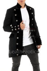 Men’s Red Velvet Gothic Tailcoat
Steampunk Velvet Jacket in Black
Vintage Men’s Long Gothic Coat