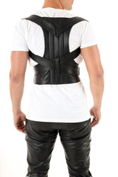 Mens Leather Posture spinal Support
