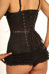 Black Corset for Waist Training- Back View