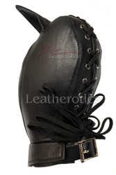 Nappa Leather Cat Mask Full Face to Neck 3