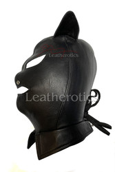 Nappa Leather Cat Mask Full Face to Neck 1