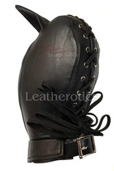 Nappa Leather Cat Mask Full Face to Neck 3