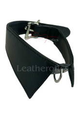 leather bondage collar
