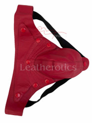 Maroon Goat Leather Mens Jockstrap