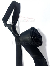 Mens leather tie