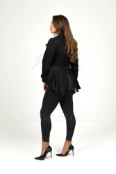 Black Denim Cotton Women's Jacket