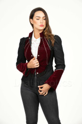 Sexy Womens Velvet Top