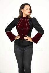 Short Tailcoat Jacket - stand collar