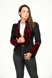 Sexy Womens Velvet Top