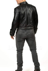 Premium Genuine Leather Jane Austen Style Cropped Spencer Jacket