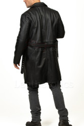 Long Leather Mens Coat