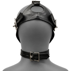 face lock silent play leather muzzle