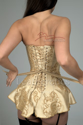 Skirted Corset Halloween Costume - back lacing