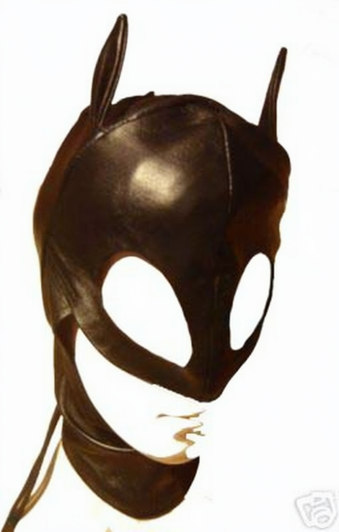 Black Leather cat mask