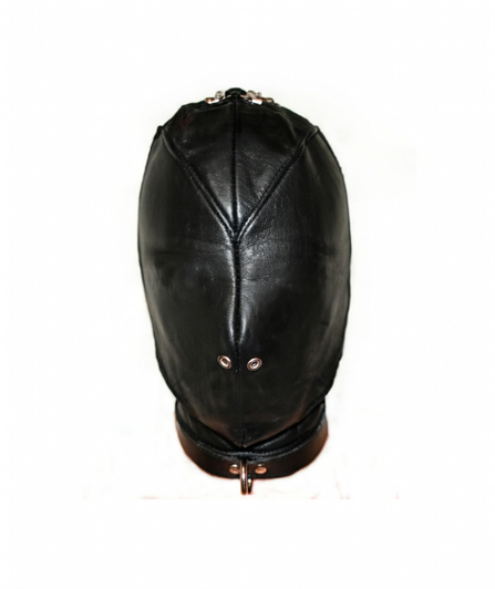 Leather isolation slave mask