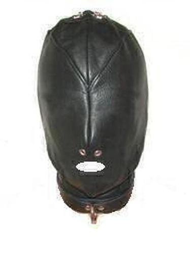 Leather open mouth mask
