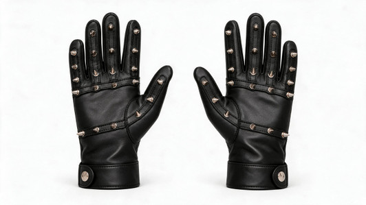 Bdsm gloves for punishment real leather made