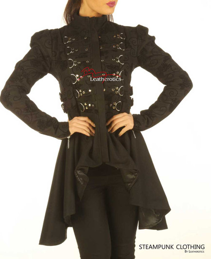 womens goth jacket Coat- Devils Top