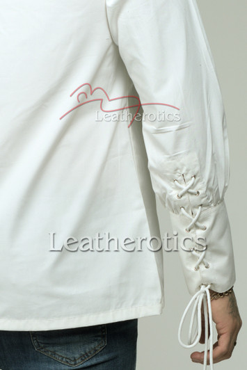 Jacobite French Ghillie Cream Shirt