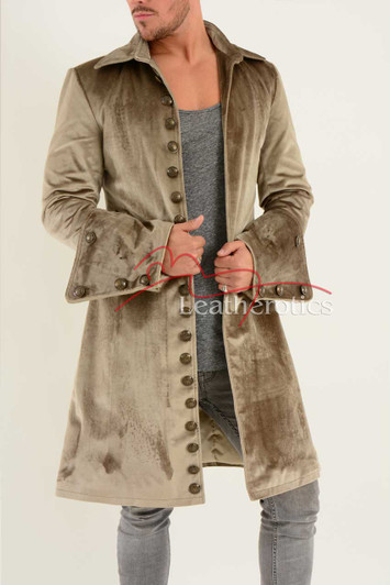 velvet frock coat
