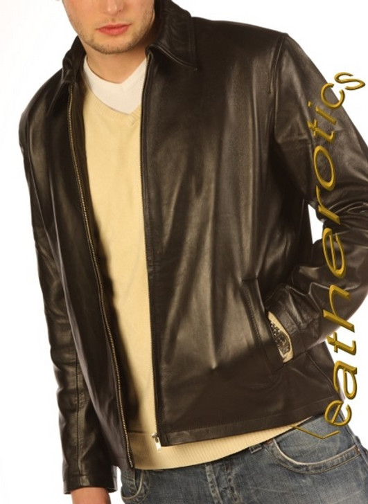 Soft black leather on sale jacket