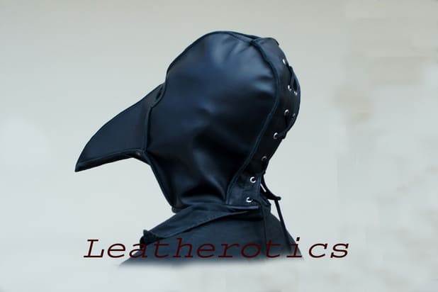 Plague Doctor Mask Hood Leather