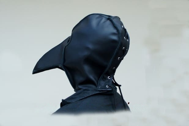 Plague Doctor Mask Hood Leather