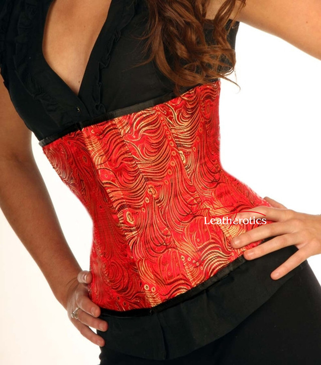 Red Brocade Corset
