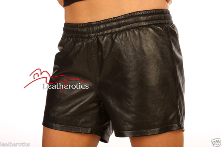 Leather Boxer Shorts Unisex