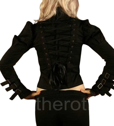 Unique Gothic top - back view