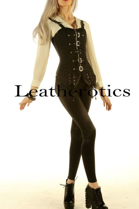 Cotton Corset With Buckles