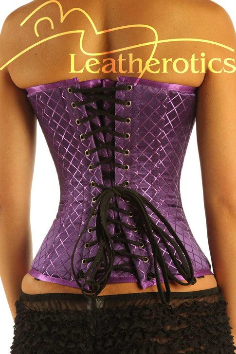 Purple Corset - back
