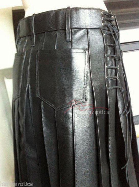 Mens Leather Kilt | Scottish leather kilt | Leatherotics