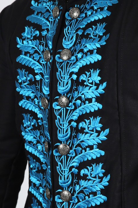 Blue colour vintage style mens jacket from Leatherotics