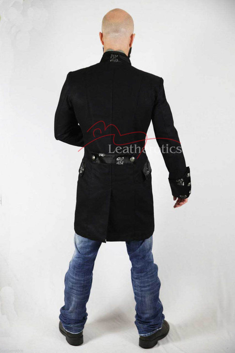  Men's Gothic Outfit Vintage Coat Pirate Top SPFL